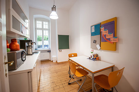 Kaffeeküche im Lernwerk Charlottenburg